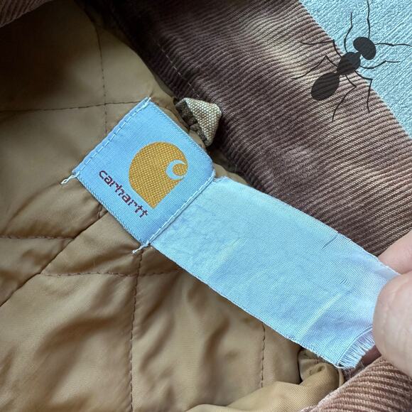 Vintage Y2K Carhartt brown Detroit work wear jacket - Picture 5 of 8